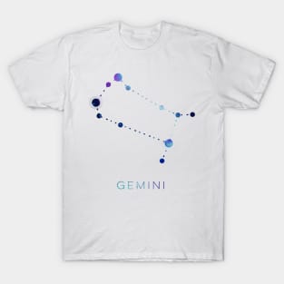 GEMINI STAR CONSTELLATION ZODIAC SIGN T-Shirt